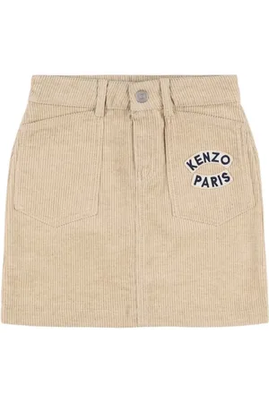 Kenzo Cotton Blend Corduroy Skirt