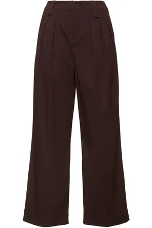 Issey Miyake Enclothe Washi & Wool Blend Wide Pants