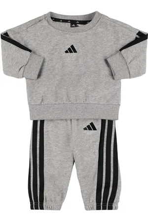 adidas Cotton Blend Sweatshirt & Sweatpants