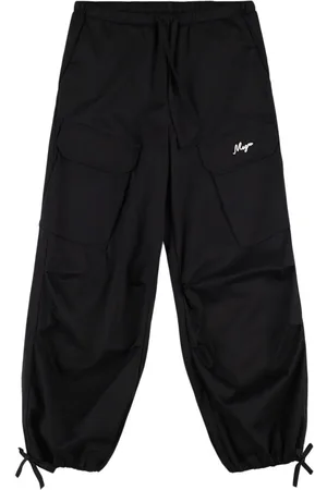 Msgm Cotton Blend Poplin Cargo Pants