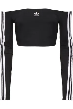 adidas Off-shoulder Long Sleeve Top