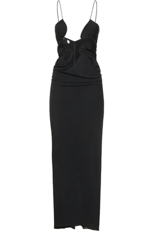 CHRISTOPHER ESBER Venus Molded Sheer Jersey Long Dress