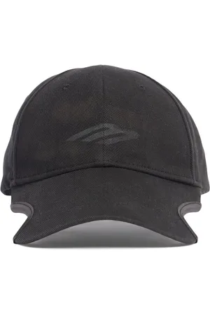 Balenciaga 3b Stencil Cotton Baseball Cap