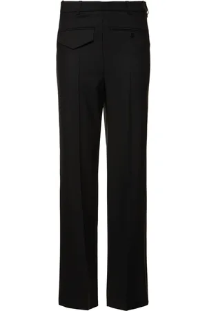 Victoria Beckham Reverse Front Wool Blend Pants