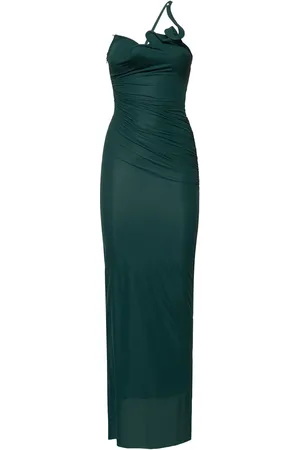 CHRISTOPHER ESBER Venus Sheer Jersey Long Dress