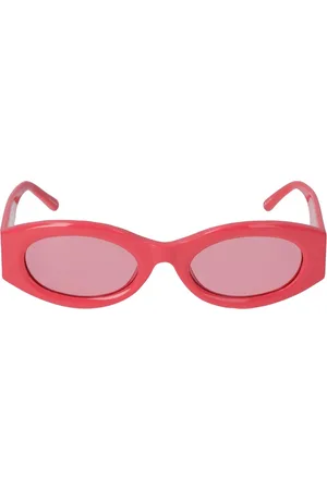 The Attico Berta Oval Acetate Sunglasses