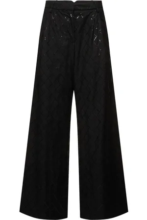 ROTATE Sequined Wide Pants