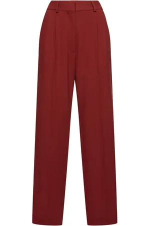 Blazé Milano Fox Wool Straight Pants