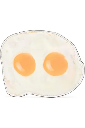 Moschino Egg Printed Leather Wallet