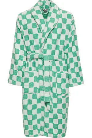 Dusen Dusen Net Cotton Terry Bathrobe