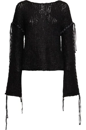 Acne Studios Wool Blend Lace-up Sweater