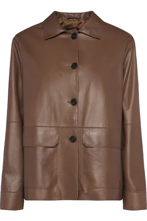 Max Mara Kaya Leather Jacket