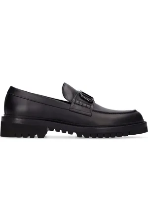 VALENTINO GARAVANI Chainlord Leather Loafers