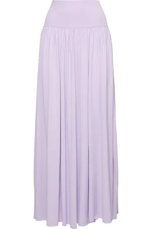 ZIMMERMANN Natura High Waist Viscose Midi Skirt