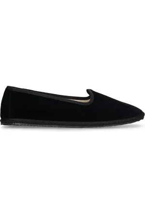 VIBI VENEZIA 10mm Nero Velvet Slippers