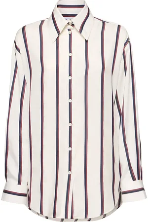 Alexander McQueen Striped Silk Shirt
