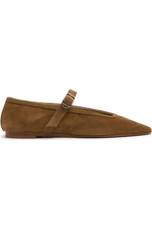 Le Monde Beryl 10mm Suede Mary Jane Ballet Flats