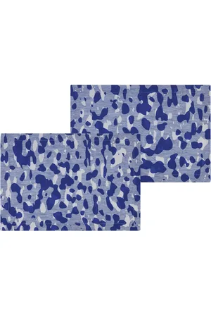 Stories of Italy Set Of 2 Indigo Placemats