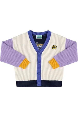 Kenzo Cotton Blend Knit Cardigan