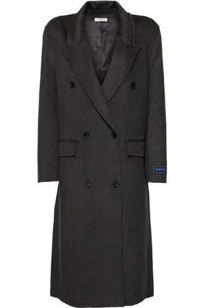Sporty & Rich Wool & Cashmere Double Breast Coat