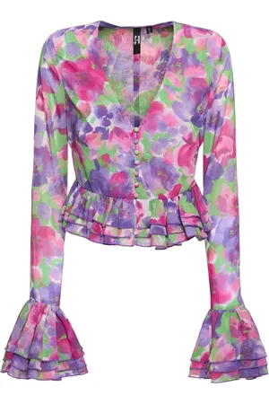 ROTATE Reina Olga Candia Printed Top