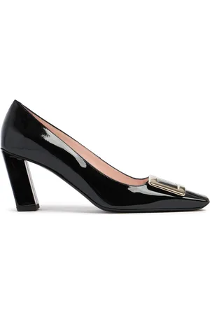 Roger Vivier 75mm Belle Vivier Patent Leather Pumps