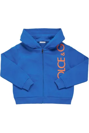 Dolce & Gabbana Cotton Zip-up Hoodie W/logo