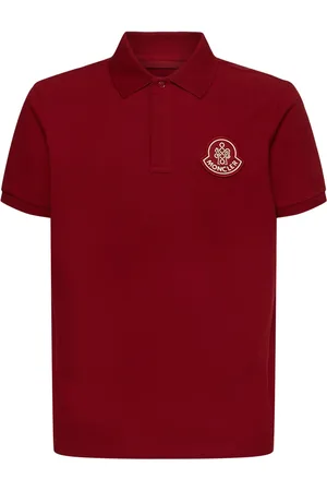 Moncler Cny Cotton Piquet Polo Shirt