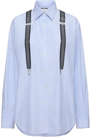Moschino Printed Cotton Poplin Shirt