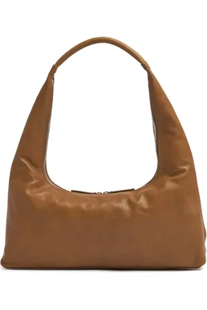 MARGE SHERWOOD Large Hobo Washed Leather Shoulder Bag