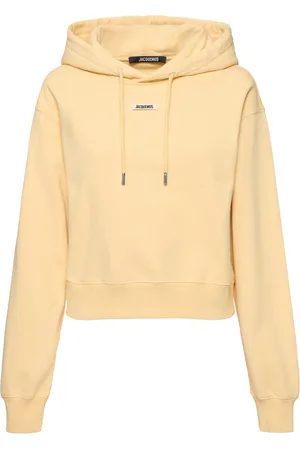 Jacquemus Le Hoodie Gros Grain Cotton Crop Hoodie