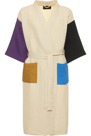 Hay Waffle Cotton Blend Bathrobe