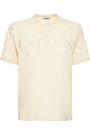 Lanvin Logo Cotton Jersey T-shirt