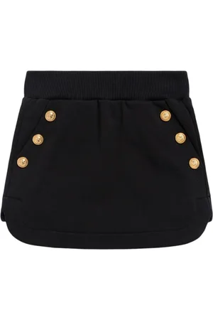 Balmain Cotton Sweat Skirt