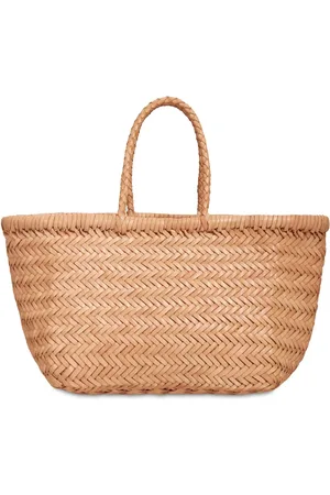 Dragon Diffusion Triple Jump Small Leather Basket Bag