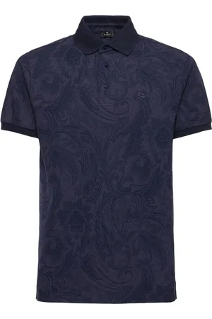 Etro Roma Paisley Cotton Polo