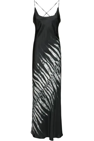 Roberto Cavalli Zebra Silk Twill Dress