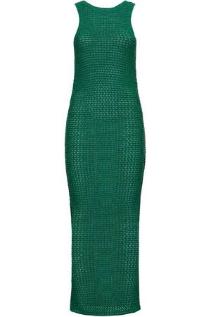 St Agni Cotton Crochet Long Dress