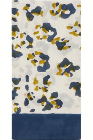 LISA CORTI Set Of 4 Leopard Stripes Napkins