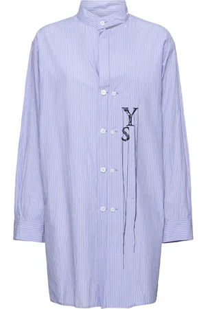 YOHJI YAMAMOTO Striped Cotton Doubled Shirt