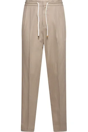 Brunello Cucinelli Linen & Cotton Pants