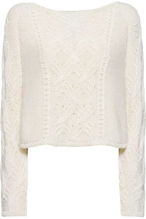 Alberta Ferretti Embroidered Knit Sweater