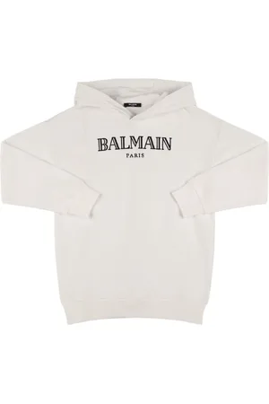 Balmain Cotton Hoodie W/logo