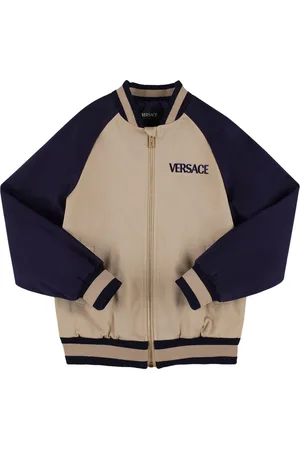 VERSACE Embroidered Padded Varsity Jacket