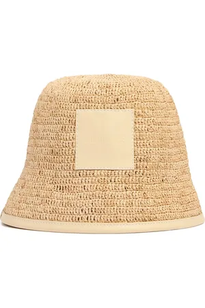 Jacquemus Le Bob Soli Raffia Bucket Hat