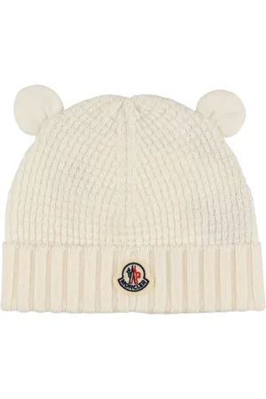 Moncler Virgin Wool Teddy Bear Ears Beanie