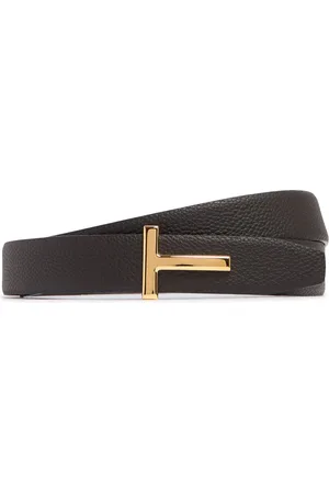 Tom Ford 3cm Reversible Soft Grained Leather Belt