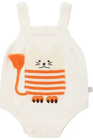 Stella McCartney Cotton Intarsia Knit Bodysuit