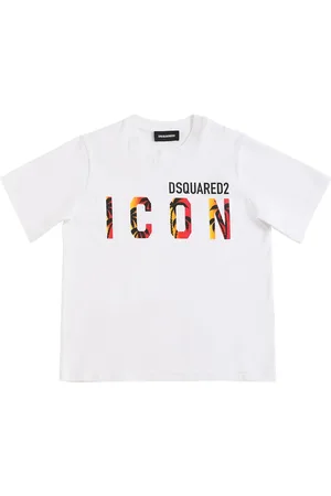 Dsquared2 Icon Logo Print Cotton Jersey T-shirt