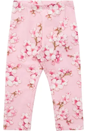 MONNALISA Printed Cotton Blend Jersey Leggings